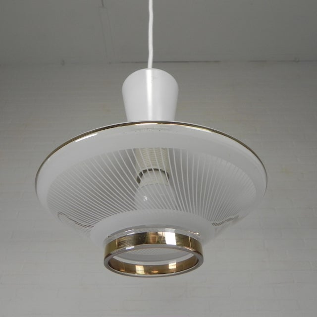 Pendant Lamp Ufo Model with Glass Shade, 1950s For Sale - Image 3 of 13