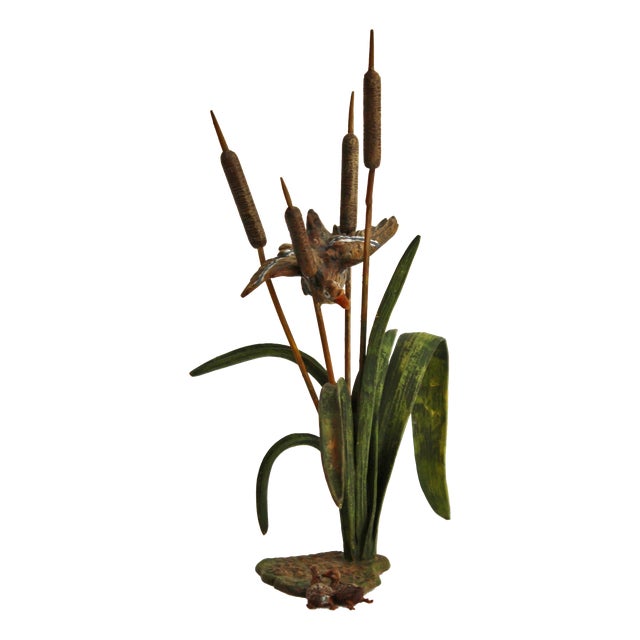 M G W, Wiener Bronze Wild Tents, 1890s, Bronze For Sale