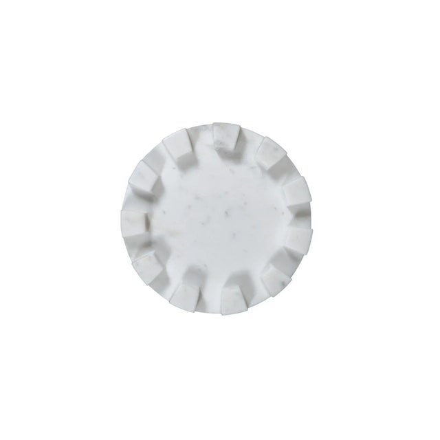 Banswara White marble King Chess Table. Scaled perfectly for a drink. Polished finish.