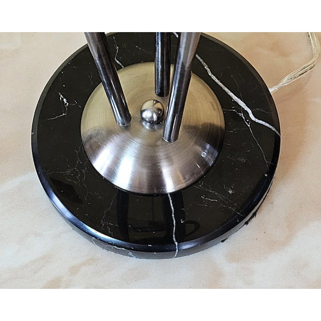 Modernist Triple Rod Table Lamp, Mid-Century Design For Sale - Image 10 of 12