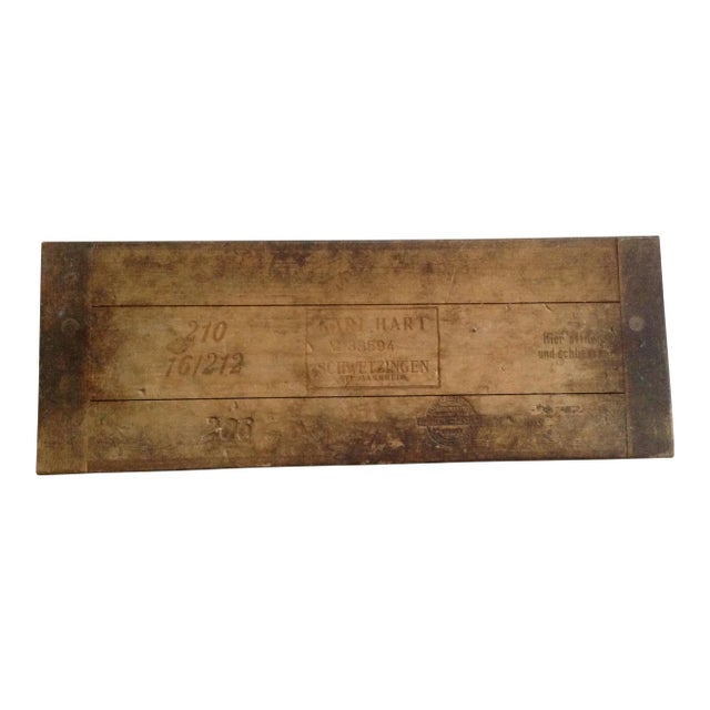 Rustic German Cigar Mold For Sale