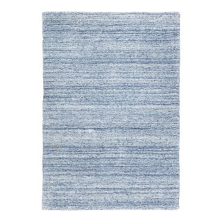 Dash & Albert by Annie Selke Nordic Blue Loom Knotted Rug, 10' x 14' For Sale