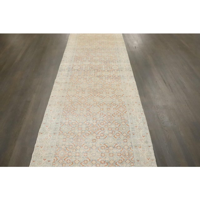 Long Antique Zabihi Collection Persian Malayer Runner - 3'3" x 26' For Sale - Image 11 of 11