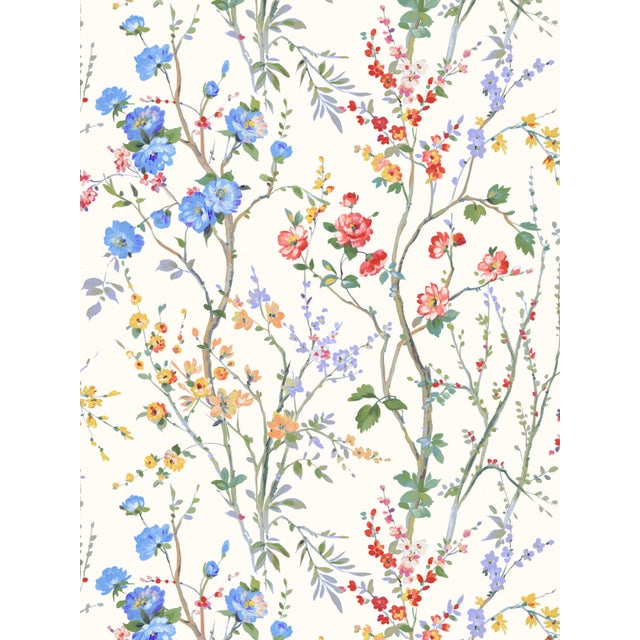 Hand-painted impressionist florals create an indoor garden oasis with our Potpourri wallcovering, offered in six...