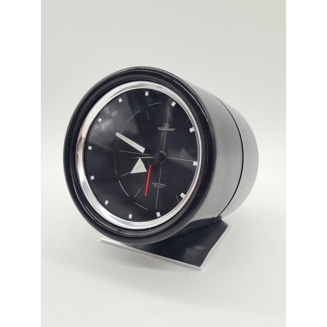 Vintage Space Age Electronic 6 Jewels Table Clock from GARANT, 1960s For Sale - Image 4 of 9