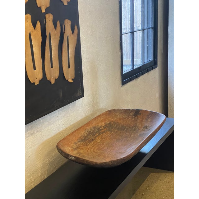 Late 20th Century Carved Wood Trough For Sale - Image 9 of 11
