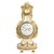 Gold Napoleon III Lyre-Shaped Clock in Marble and Gilt Bronze, 19th Century For Sale - Image 8 of 8