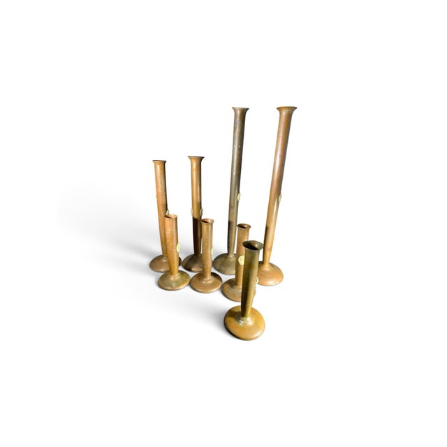 Early 20th Century Early 20th Century Benedict Studios Set of Eight Bud Vases For Sale - Image 5 of 12