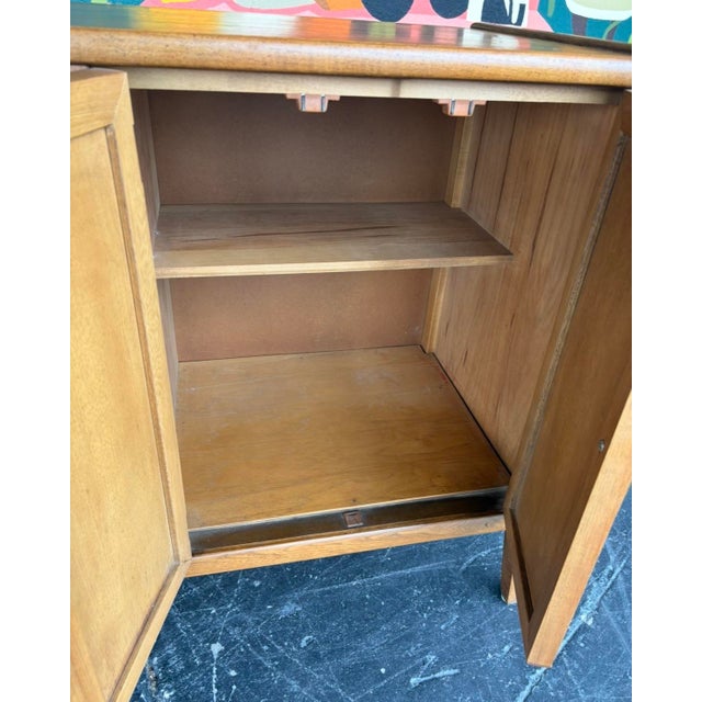 Mid Century Broyhill Diamond Head Hutch For Sale - Image 11 of 14