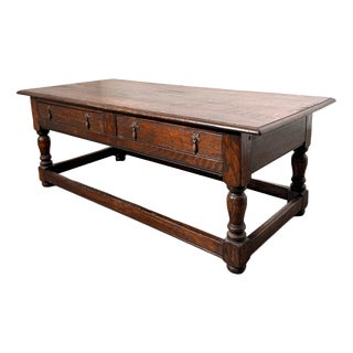 New England Oak Coffee Table For Sale