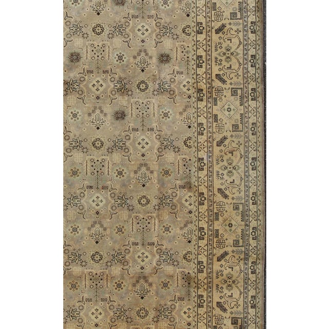1950s Semi Vintage Tabriz Rug - 10′1″ × 12′9″ For Sale - Image 4 of 8