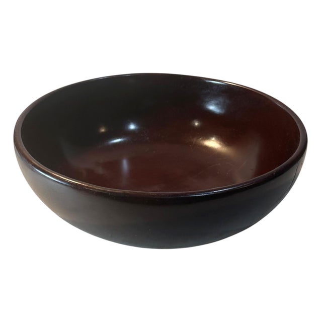 Circa 1940s Cuban Wooden Bowl For Sale - Image 4 of 7