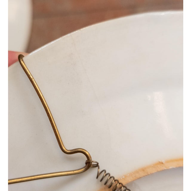 18th Century Pair of Chinese Export Armorial Decorative Rustic Plates For Sale - Image 12 of 12