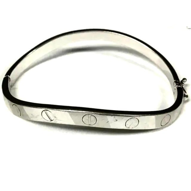 14k White Gold Bracelet For Sale - Image 4 of 7