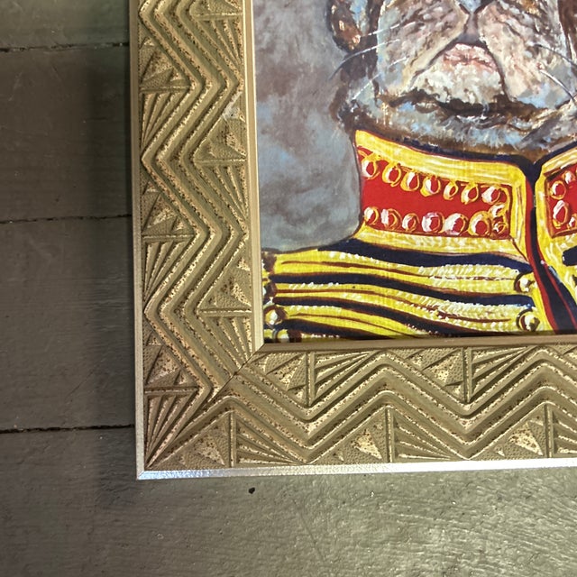 Contemporary Contemporary Military Frenchie Dog Print by Judy Henn For Sale - Image 3 of 4