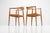 Wood Hans Wegner for Johannes Hansen “The Chair” Dining Chairs Set of Six in Oak 1960 For Sale - Image 7 of 14