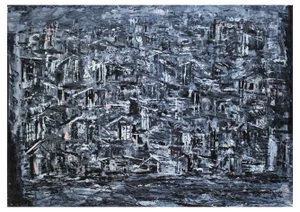 Nikolay Soikan, City 7, 1964, Monotype
