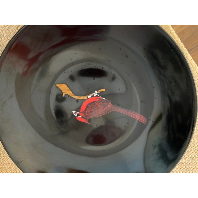 Mid-Century Modern Vintage Couroc Cardinal Catchall For Sale - Image 3 of 5