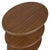 2020s Top Tier Oval Walnut Side Table For Sale - Image 5 of 6