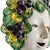 Vintage Italian Glazed Terracotta Bacchus Wall Mask For Sale In San Diego - Image 6 of 6
