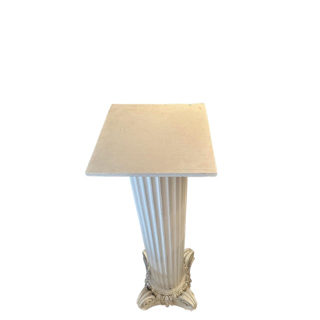 Mid-Century Neo-Classical Pedestal, 1950 For Sale - Image 4 of 7