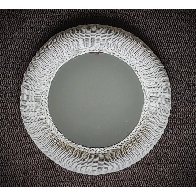 1960s Mid-Century Rattan Wall Light, Italy, 1960s For Sale - Image 5 of 11