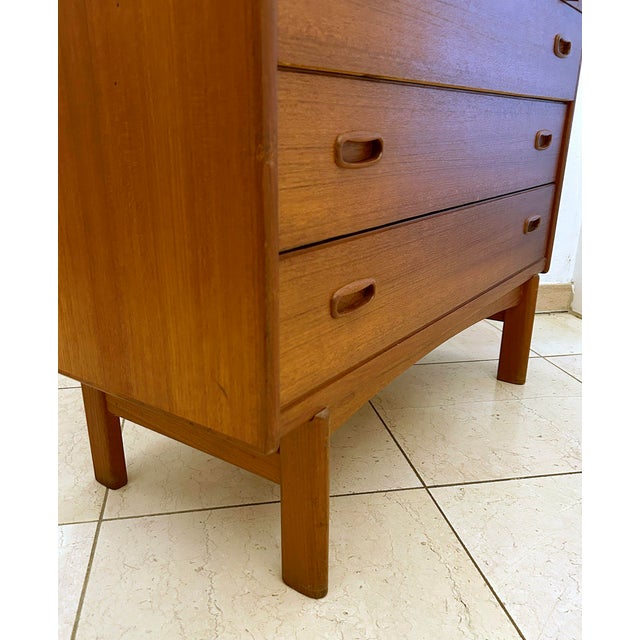 Vintage Secretaire in Teak from Bernhard Pedersen & Son For Sale - Image 17 of 18