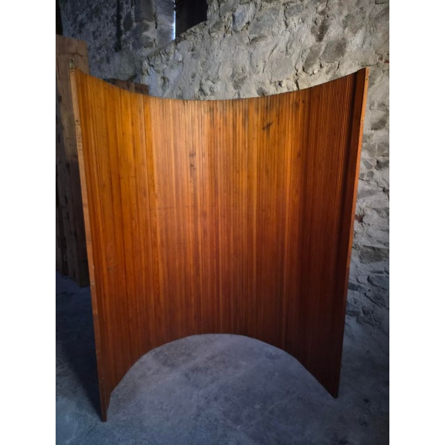 Pitch Pine Room Divider Screen, 1920s For Sale - Image 9 of 18