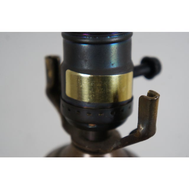 Metal Vintage Frederick Cooper Brass Candlestick Candle Stand Table Lamp For Sale - Image 7 of 12