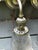 Metal Set of Three Bradley & Hubbard Nickel Sconces With Vintage Shades For Sale - Image 7 of 8