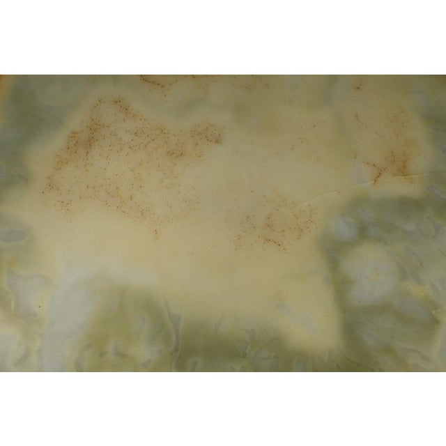 1920s Mahogany and Marble Table, 1920s For Sale - Image 5 of 18