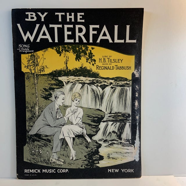 1920s 1928 By the Waterfall Sheet Music For Sale - Image 5 of 5