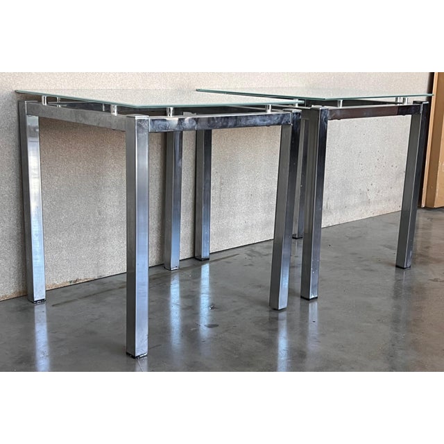 Pair of 1970s Postmodern Side Tables For Sale - Image 6 of 18