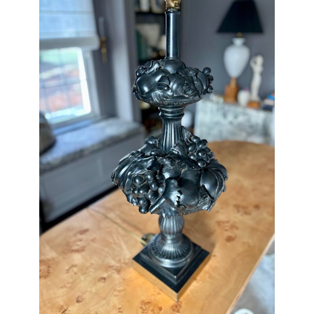 1960s 1960s Paul Hansen Hollywood Regency Topiary Lamp For Sale - Image 5 of 9