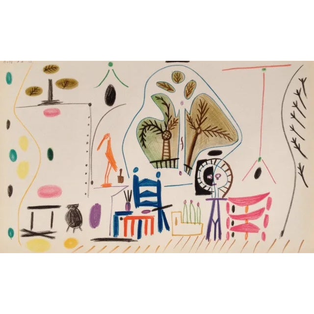 1990s Picasso Sketchbook Carnet De La Californie 2 Dated 8/11/1955 For Sale