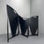 Black Postmodern Black Atlantic Folding Screen or Room Divider by Eric Raffy, France, 1987 For Sale - Image 8 of 8