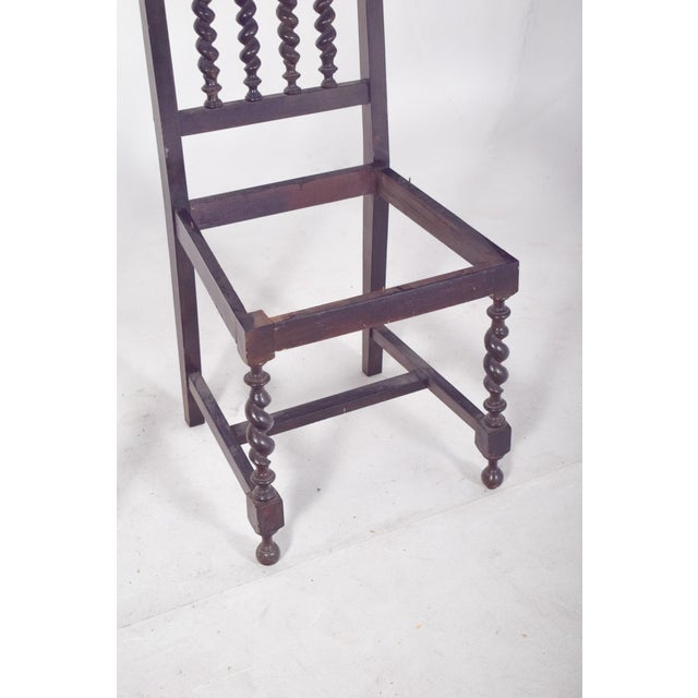 Turned Dining Chairs, 19th Century, Set of 2 For Sale - Image 9 of 12