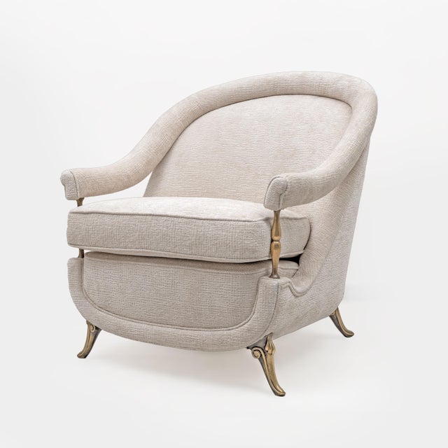 Metal French Art Deco Sofa and Lounge Chairs, 1950s, Set of 3 For Sale - Image 7 of 18
