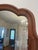 Wood Antique French Country Scalloped Wood Small Wall Mirror For Sale - Image 7 of 13