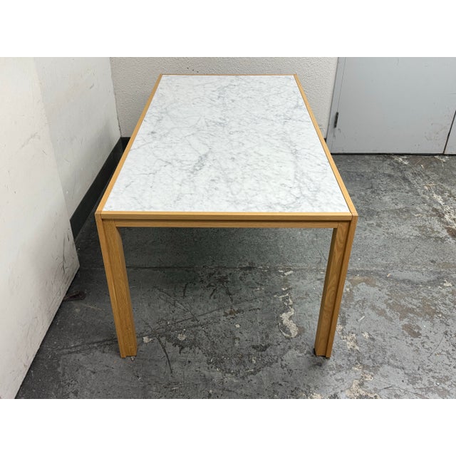 Michael Anastassiades for Herman Miller Doubleframe Marble Table For Sale - Image 11 of 12