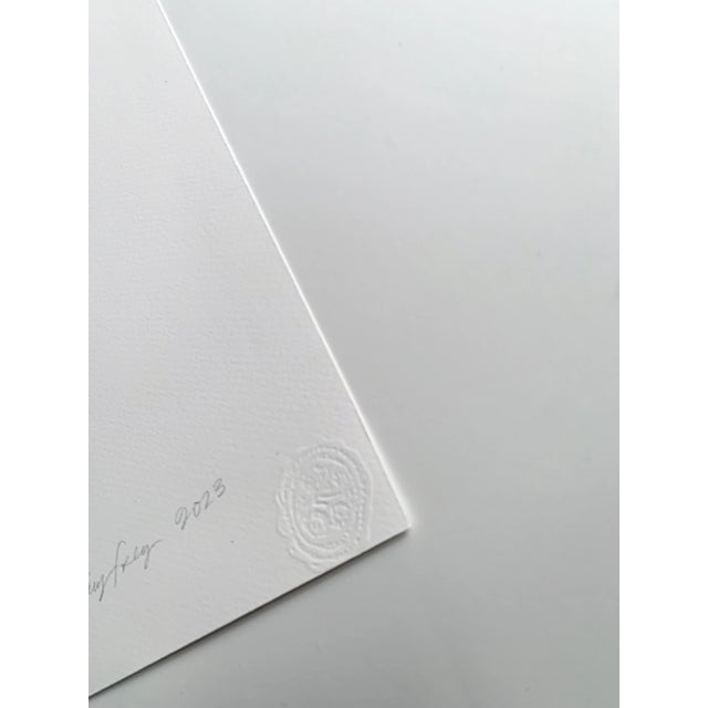 Set of Two Floral Cameo Fine Art Giclee Prints by Neicy Frey For Sale - Image 11 of 11