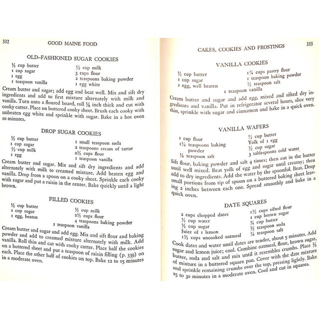 White "Good Maine Food" 1940 Mosser, Marjorie For Sale - Image 8 of 11