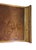 1960s Figured Wood Grain and Brass-Trimmed, Curved Leg Bench, Seat, Low Dining Zataku Table/Kotatsu, For Sale - Image 4 of 17