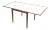 Mid-Century Modern Square Flip Top Game Dining Table For Sale