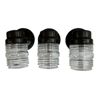 Set of 3 Jelly Jat Sconces, Circa 1930 For Sale