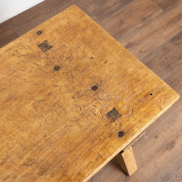 Early 20th Century Rustic Hungarian Coffee Table For Sale - Image 6 of 9