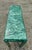 Exceptional Late 20th Century Vintage Hollywood Regency Faux Malachite Parsons Sofa Table For Sale - Image 4 of 10