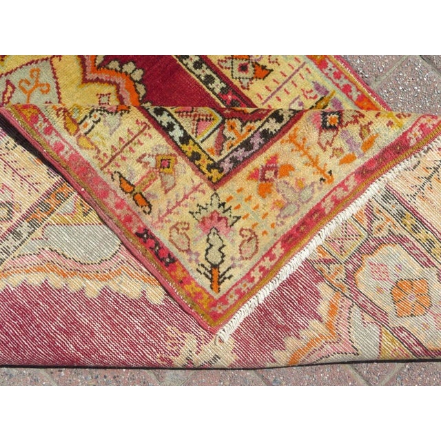 Vintage Turkish Area Rug - 36" X 68" For Sale - Image 11 of 11