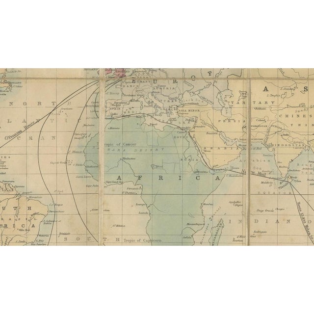 World Mail and Passenger Routes to New Zealand, 1883 For Sale - Image 6 of 12