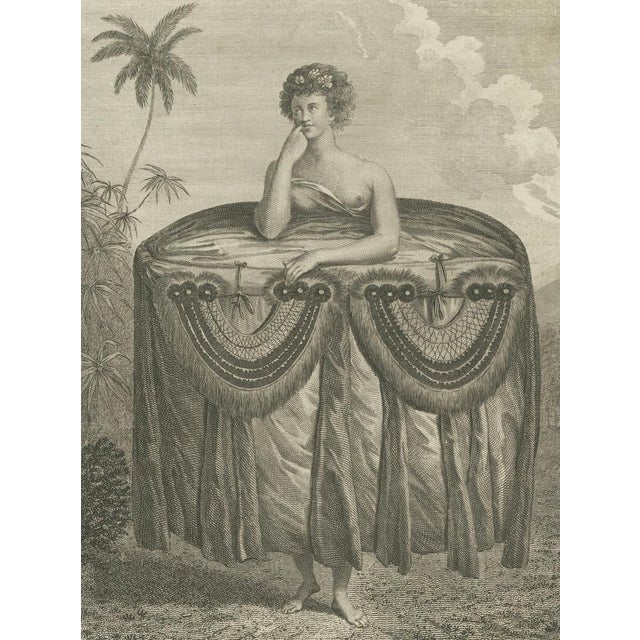 After John Webber, Tahitian Costumes, Otaheite Women, Pacific Voyages, 1790, Engraving For Sale - Image 5 of 9